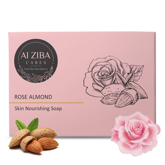 Alziba Cares Rose Almond Soap 100g | Shop at CC Hair & Beauty UK