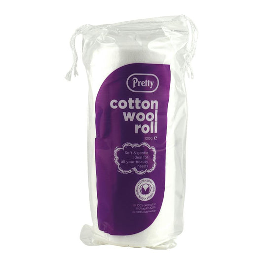 Cotton Wool Roll 80g Fra Pretty