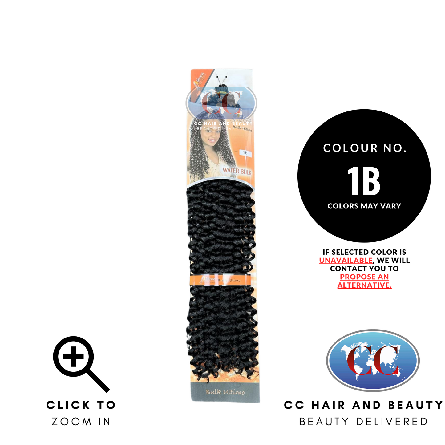 Aftress Synthetic Hair - Water Bulk-colour 1B