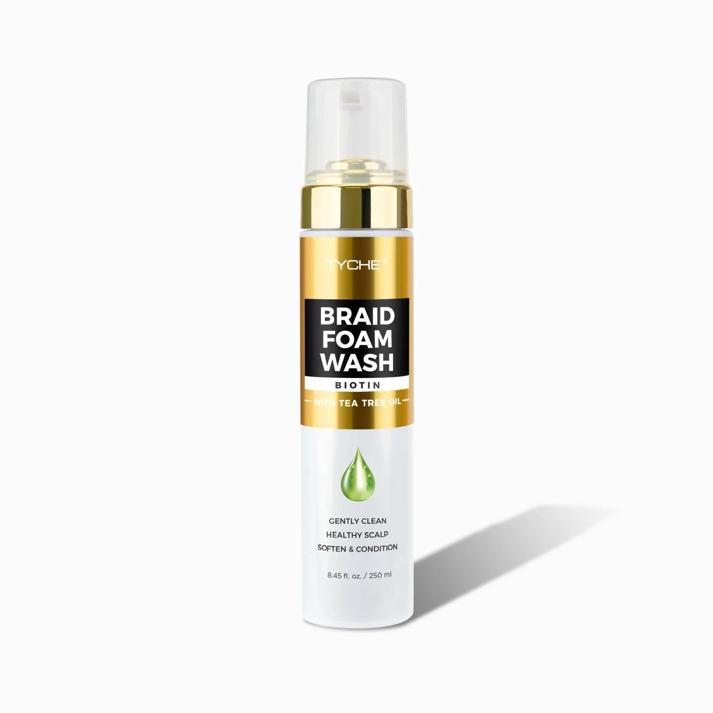 TYCHE Braid Foam Wash with Biotin & Tea Tree Oil 8.45oz