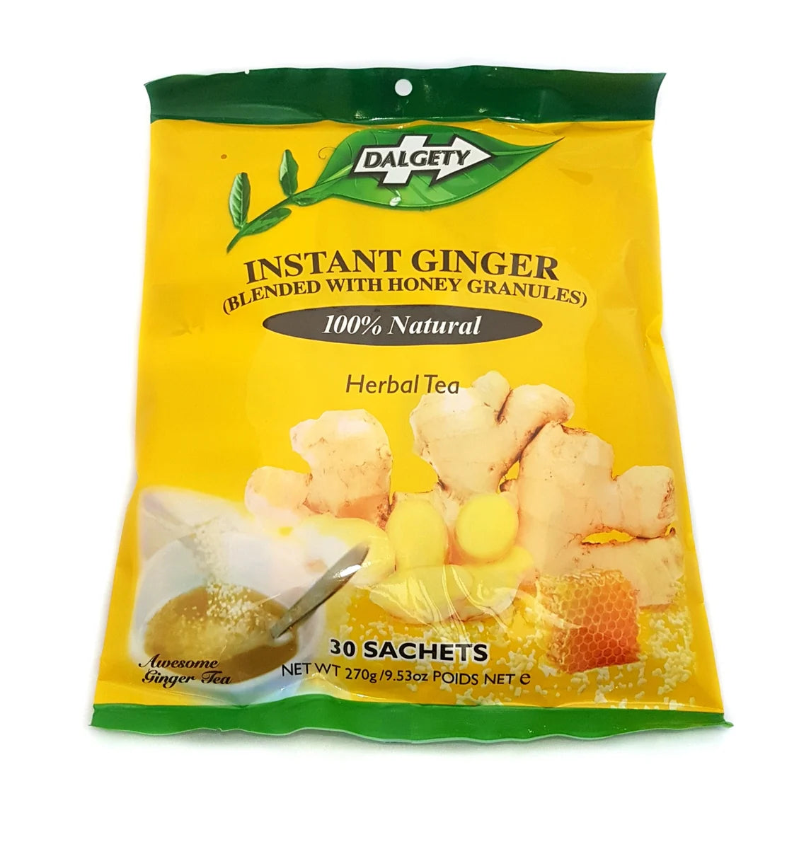 DALGETY 100% NATURAL GINGER TEA 270g