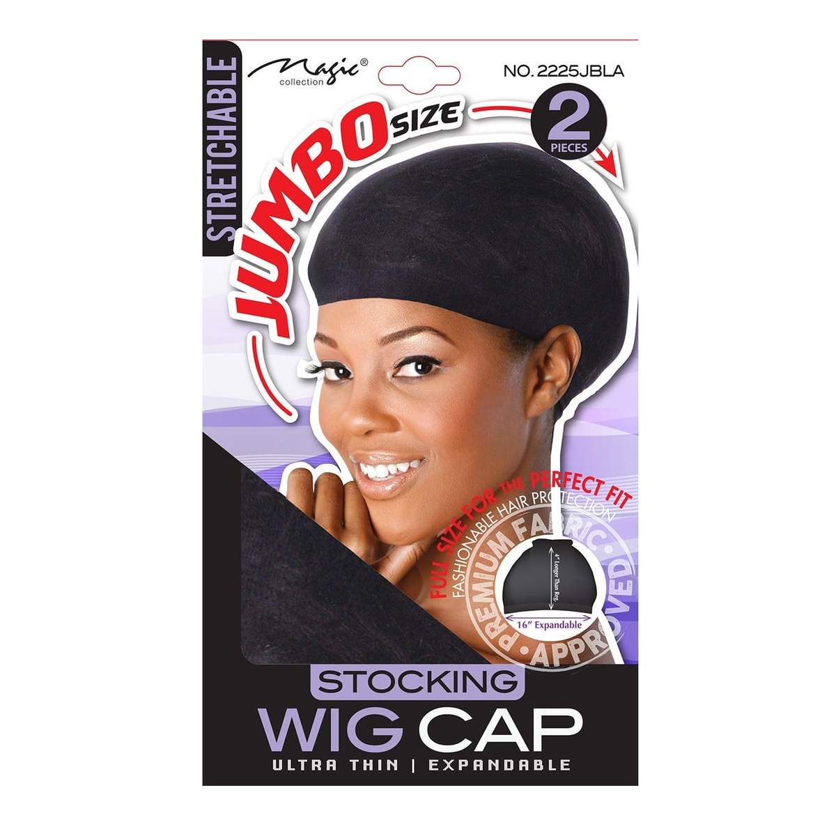 Magic Collection Jumbo Stocking Wig Cap - 2225Jbla | Shop at CC Hair & Beauty UK