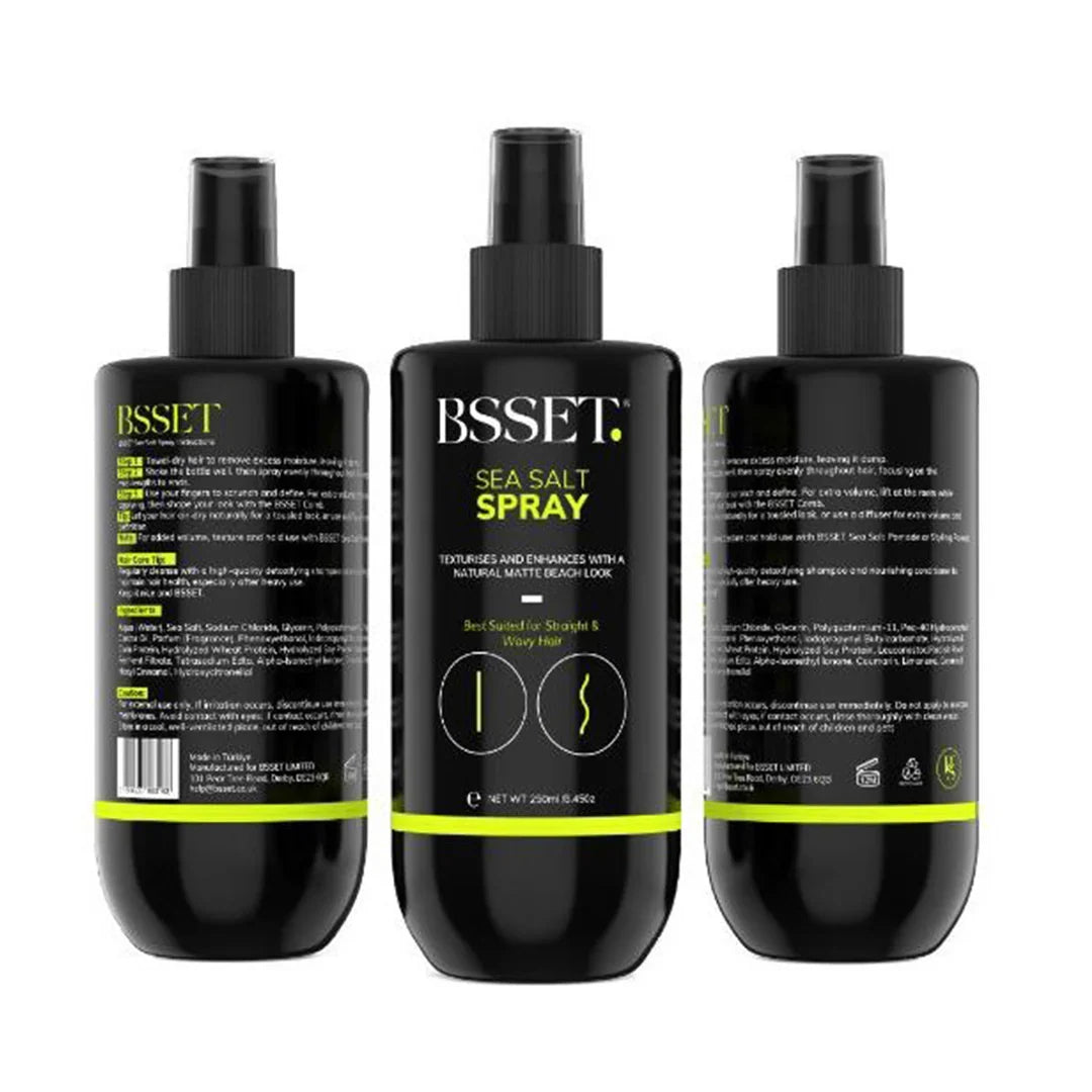 BSSET Sea Salt Spray 250ml - product detail | CC Hair & Beauty
