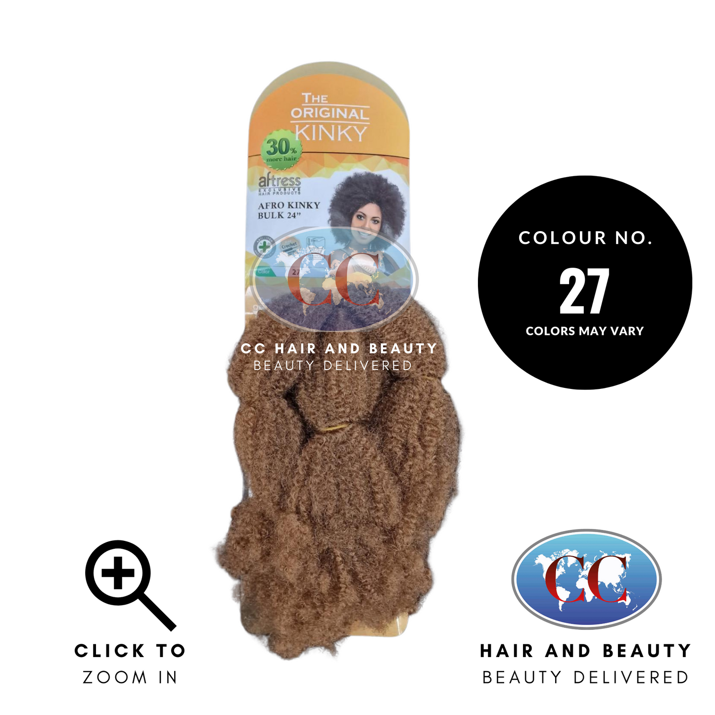 Aftress Afro Kinky Bulk 24"-Colour 27