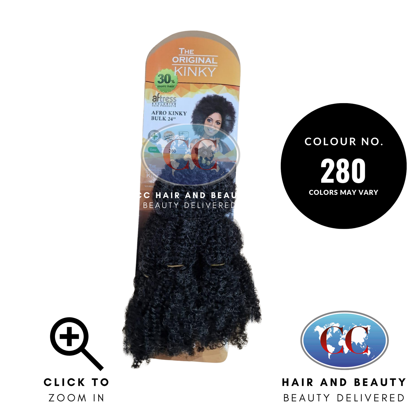 Aftress Afro Kinky Bulk 24"-Colour 280