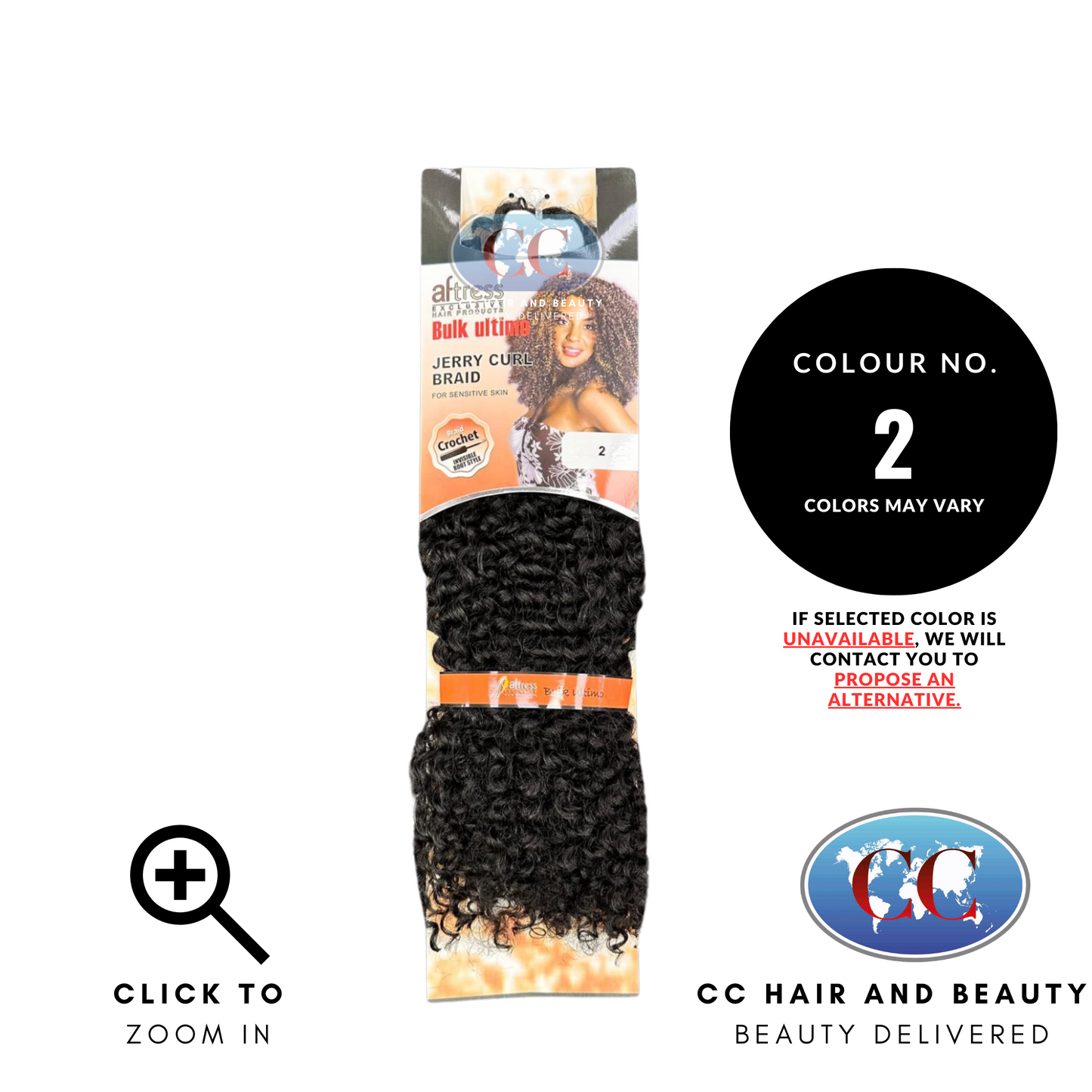 Aftress Bulk Ultimo Jerry Curl Braid-colour 2