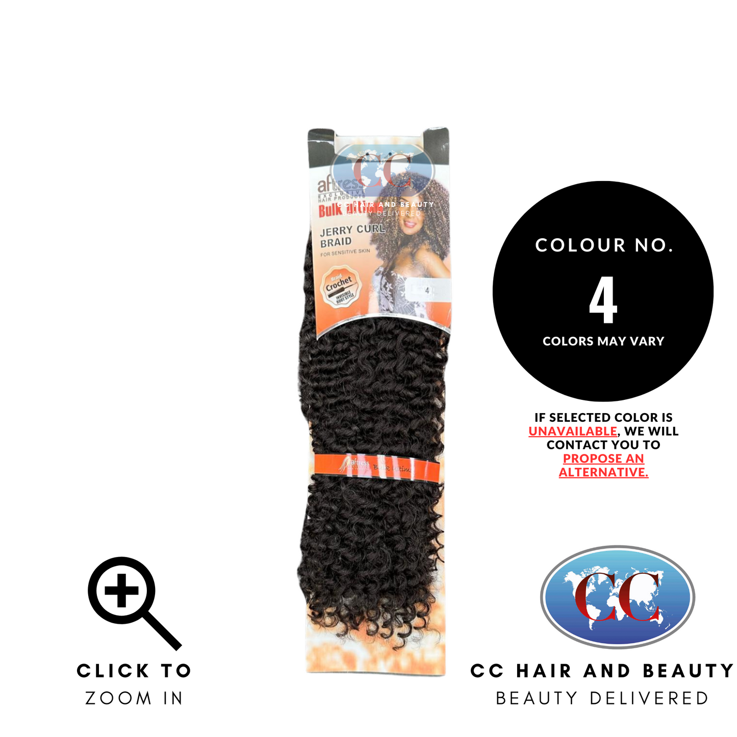 Aftress Bulk Ultimo Jerry Curl Braid-colour 4