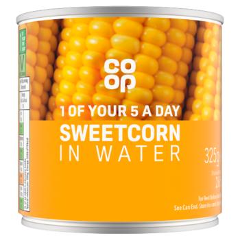 Co-op Sweetcorn in Water 325g