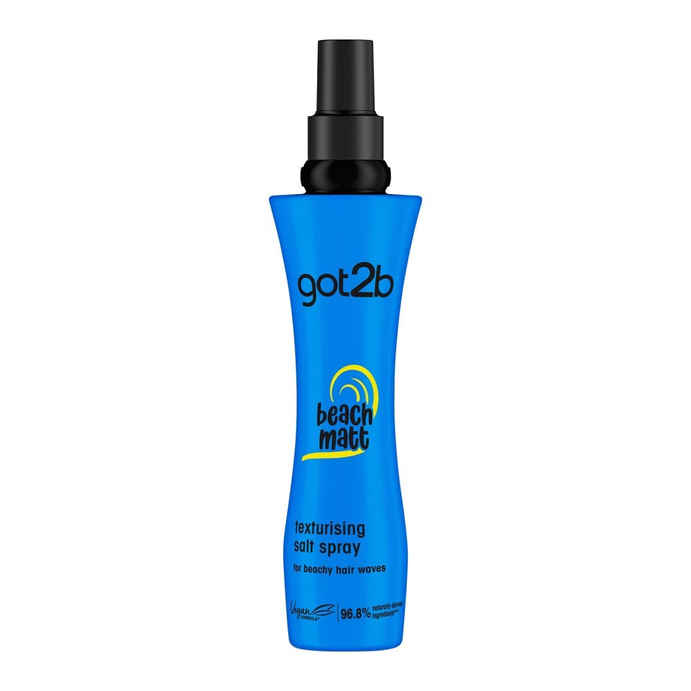 Schwarzkopf Got2B Beach Matt Texturizing Salt Spray 200Ml | Shop at CC Hair & Beauty UK