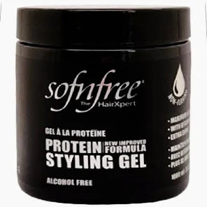 Sofn'free Protein Formula Styling Gel Black 500ml. | Shop at CC Hair & Beauty UK