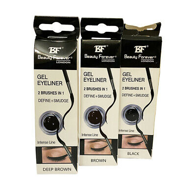 BF 2 In One Brushes Gel Liner 3.5- Black | Shop at CC Hair & Beauty UK