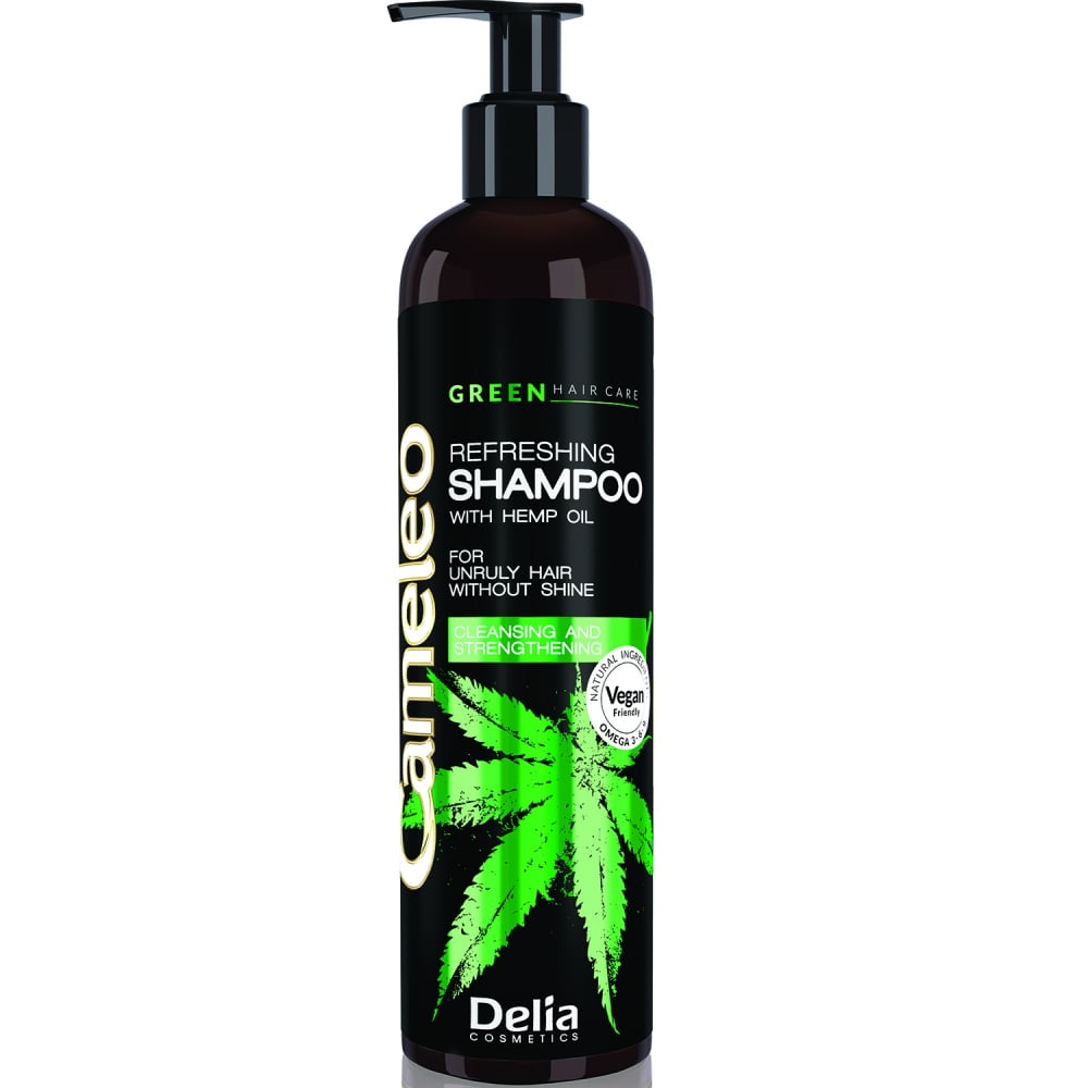 Cameleo Green Hair Care Refreshing hair shampoo hemp oil 250ml | Shop at CC Hair & Beauty UK