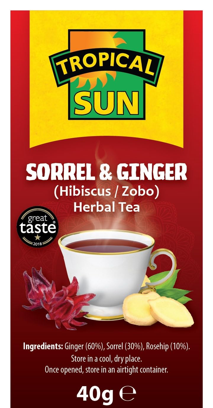 Tropical Sun Sorrel and Ginger Tea 40g