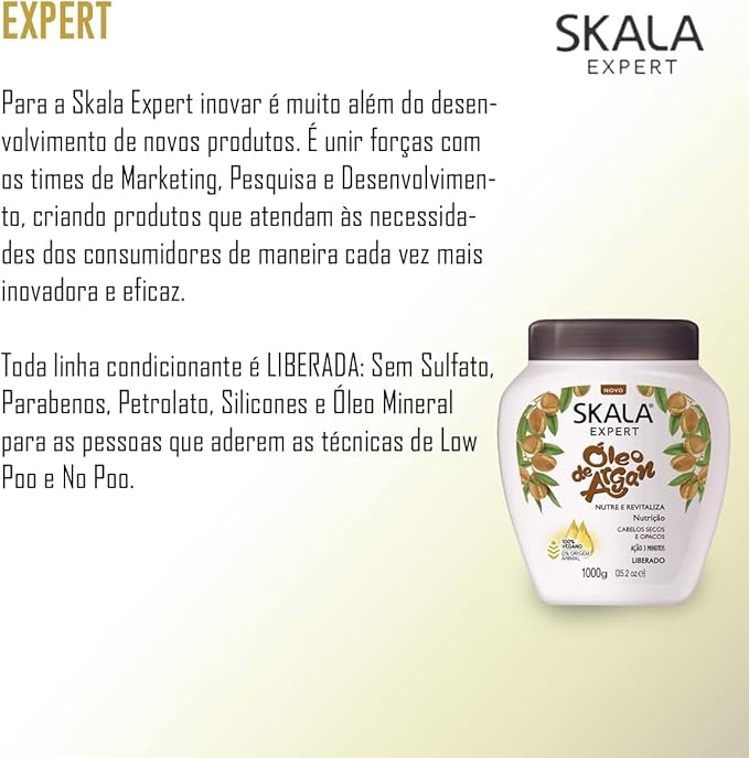 Skala Skala Oleo Argan Conditioning Cream 1000ml Black | CC Hair & Beauty Leeds