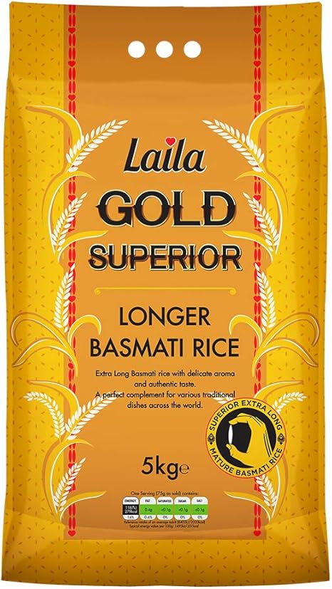 Laila Gold Basmati Rice 5kg