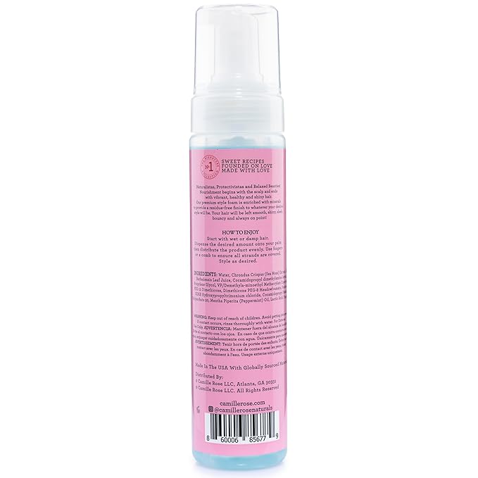 Camille Rose Style & Set Foam Mint Condition Styling Mousse 8oz - view 4