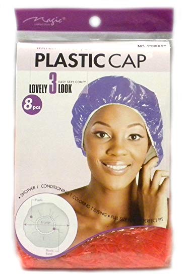 Magic Collection 8 X Large Waterproof Plastic Caps - 2199AST | Shop at CC Hair & Beauty UK