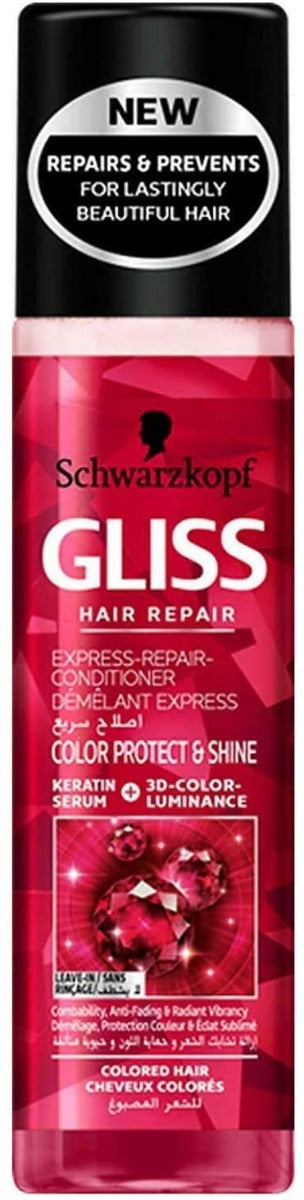 Schwarzkopf Gliss Hair Express-Repair Colour Protect Conditioner 200Ml | Shop at CC Hair & Beauty UK