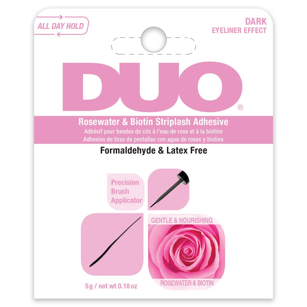 Duo Rosewater & Biotin Striplash Adhesive - Dark 5g