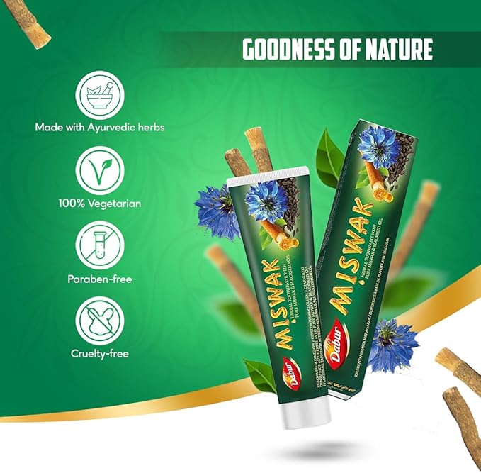 Dabur Miswak Blackseed Toothpaste - 100ml - view 5