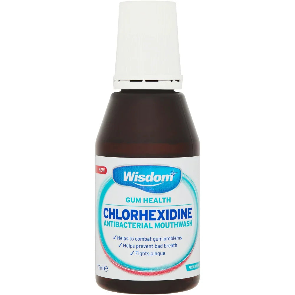 Wisdom Chlorehxdine mint mouthwash - 175ml