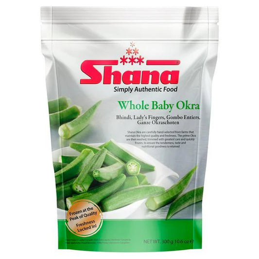 Shana Okra Whole Frozen