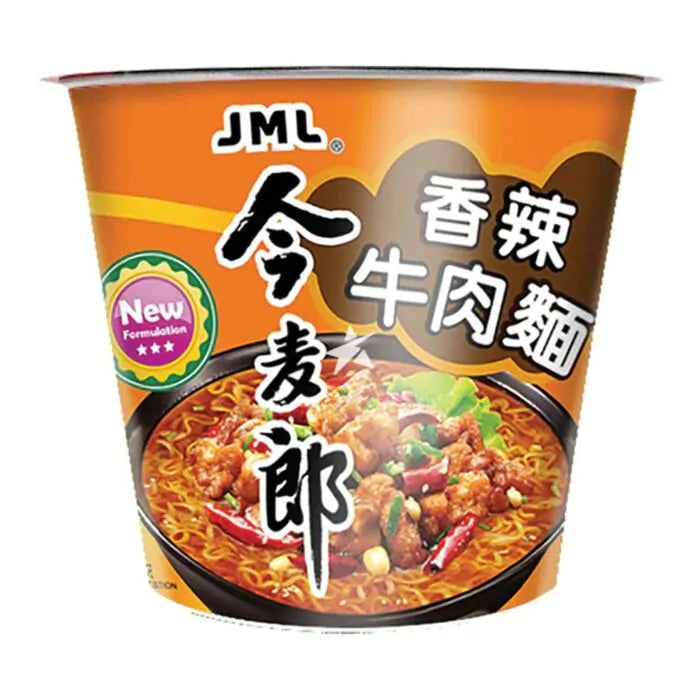 Jinmailang Big Bowl Noodle Artificial Spicy Beef Flavour 105g