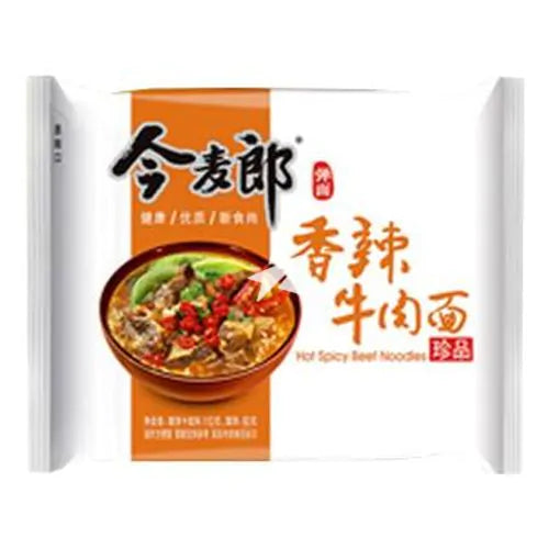 Jinmailang Instant Noodle Artificial Spicy Beef Flavour 110g