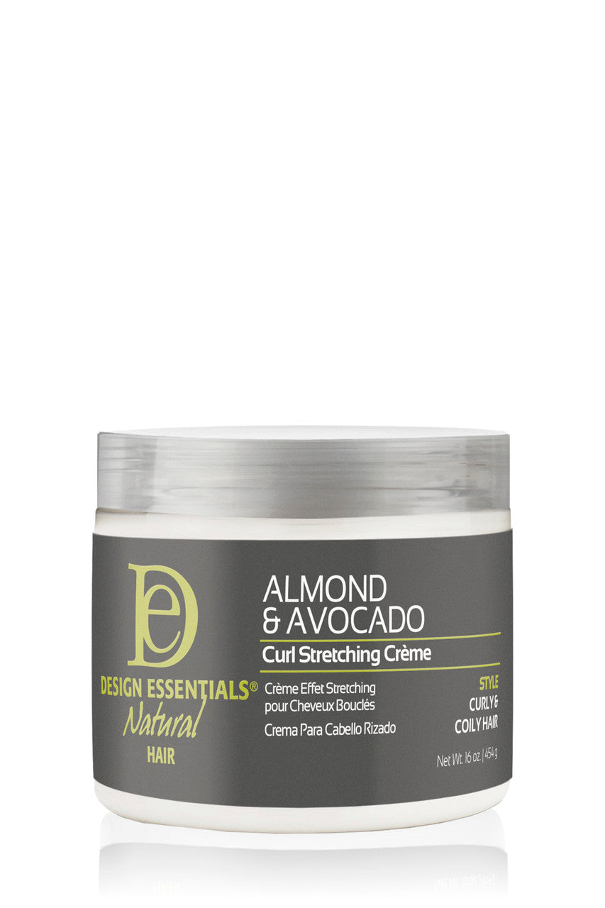 Design Essentials Natural Almond & Avocado Curl Stretching Cream - 16 Oz | Shop at CC Hair & Beauty UK