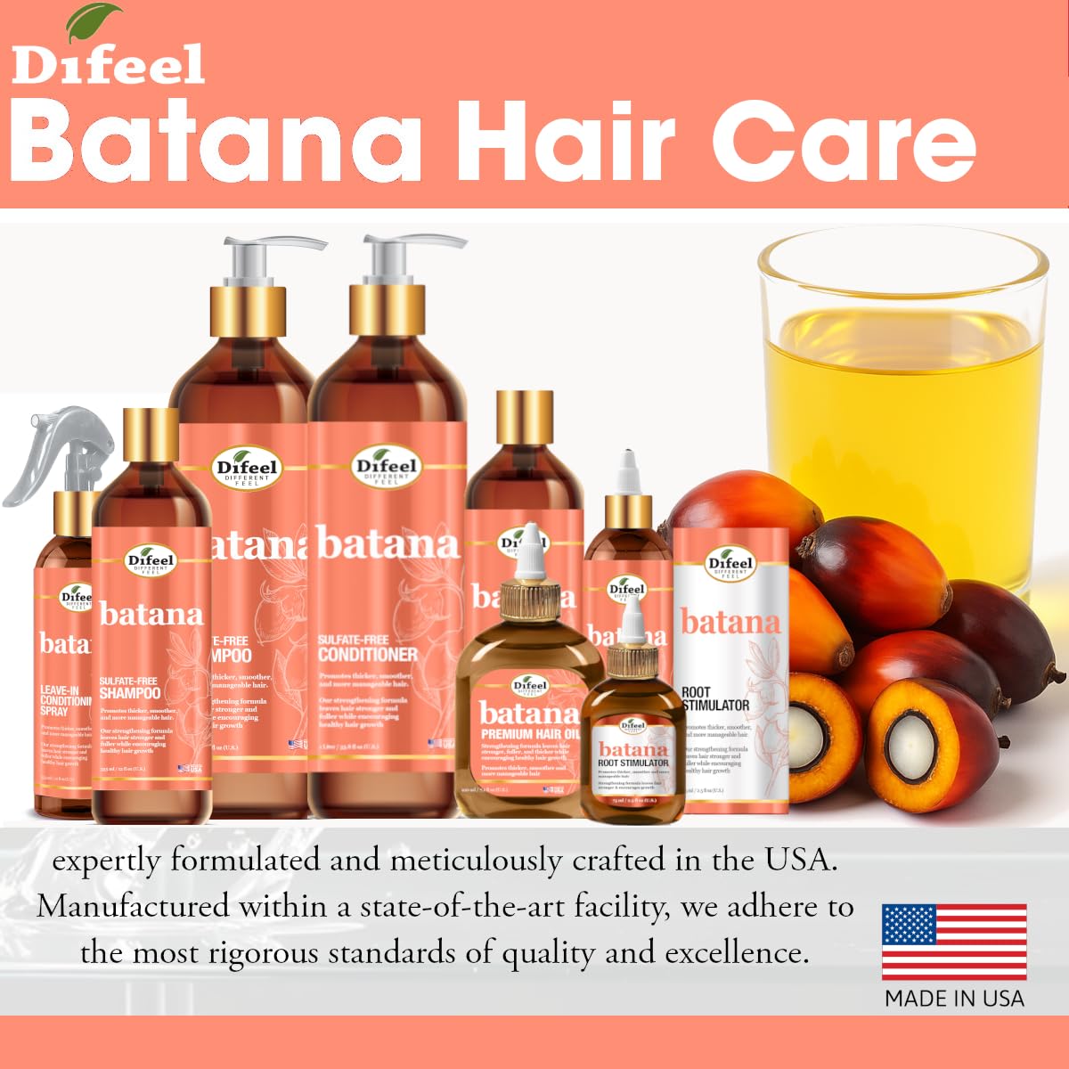 Difeel Batana Sulfate Free Conditioner | CC Hair & Beauty UK