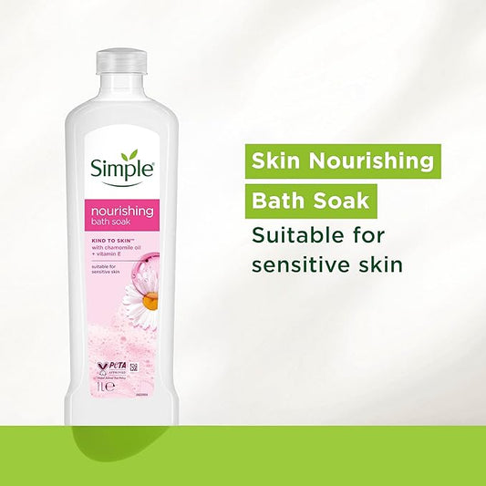 Simple Kind to Skin Nourishing Bath Soak Bath Product 1L - view 2