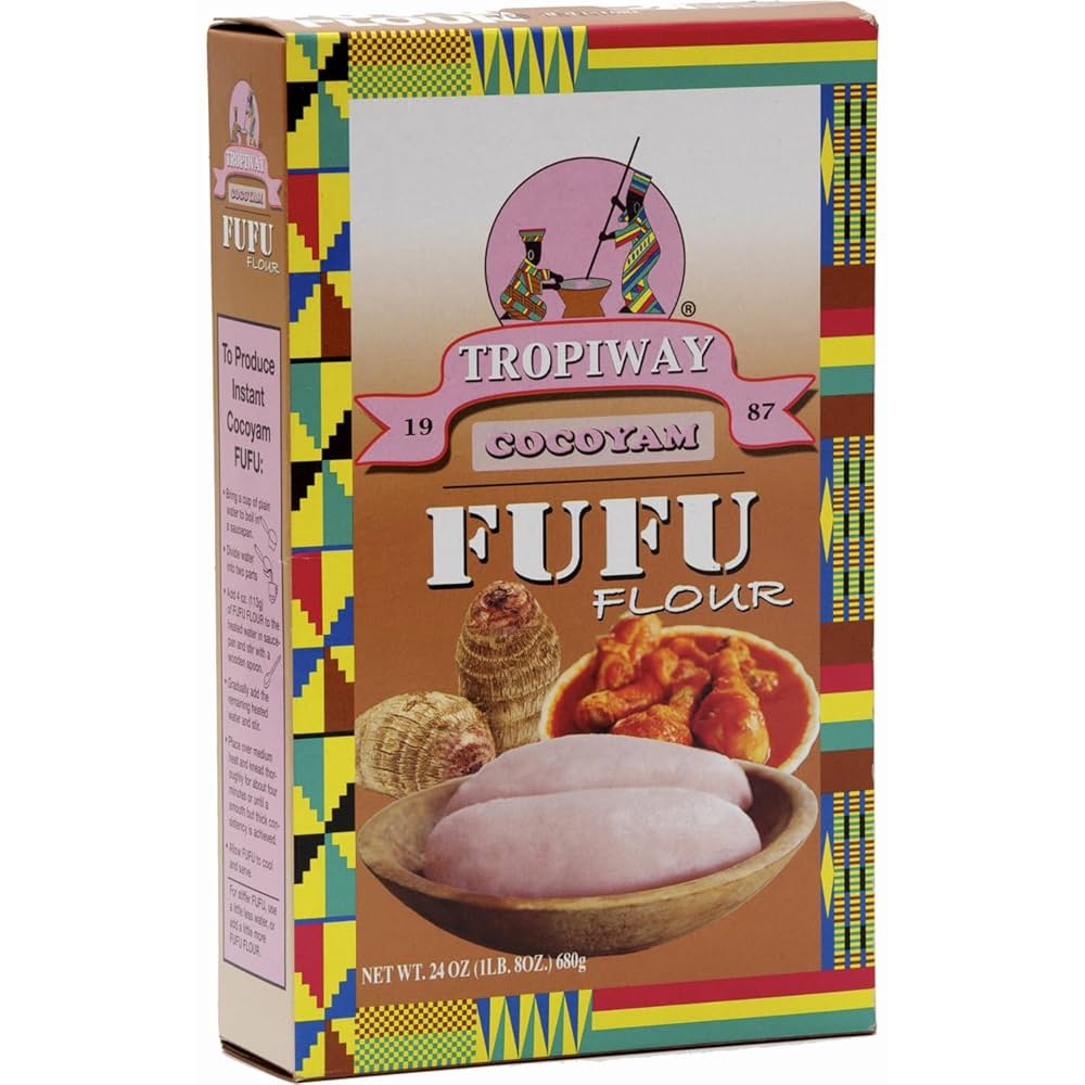 TROPIWAY Cocoyam Flour (Fufu), 680 g