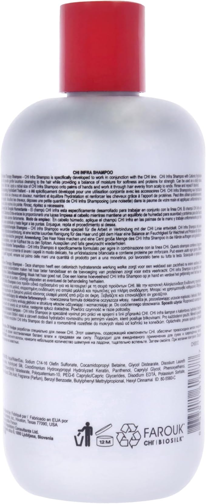 CHI Infra Moisture Therapy Shampoo 355ml - product detail | CC Hair & Beauty