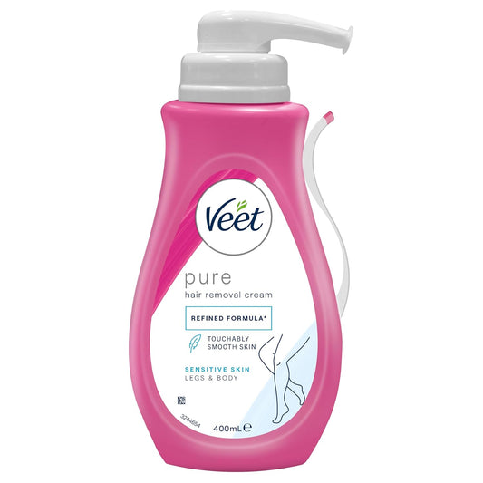 Veet Hair Removal Cream Sensitive Skin with Aloe Vera & Vitamin E 400ml | Shop at CC Hair & Beauty UK