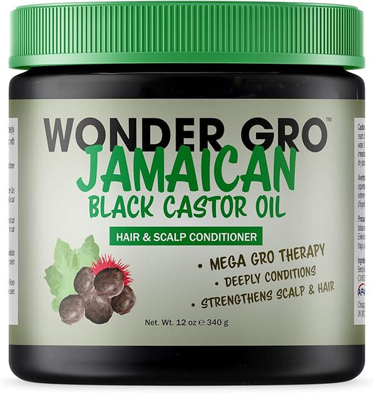 Wonder Gro Jamaican Black Castor Oil Hair Grease Styling Conditioner 12 Oz | Shop at CC Hair & Beauty UK