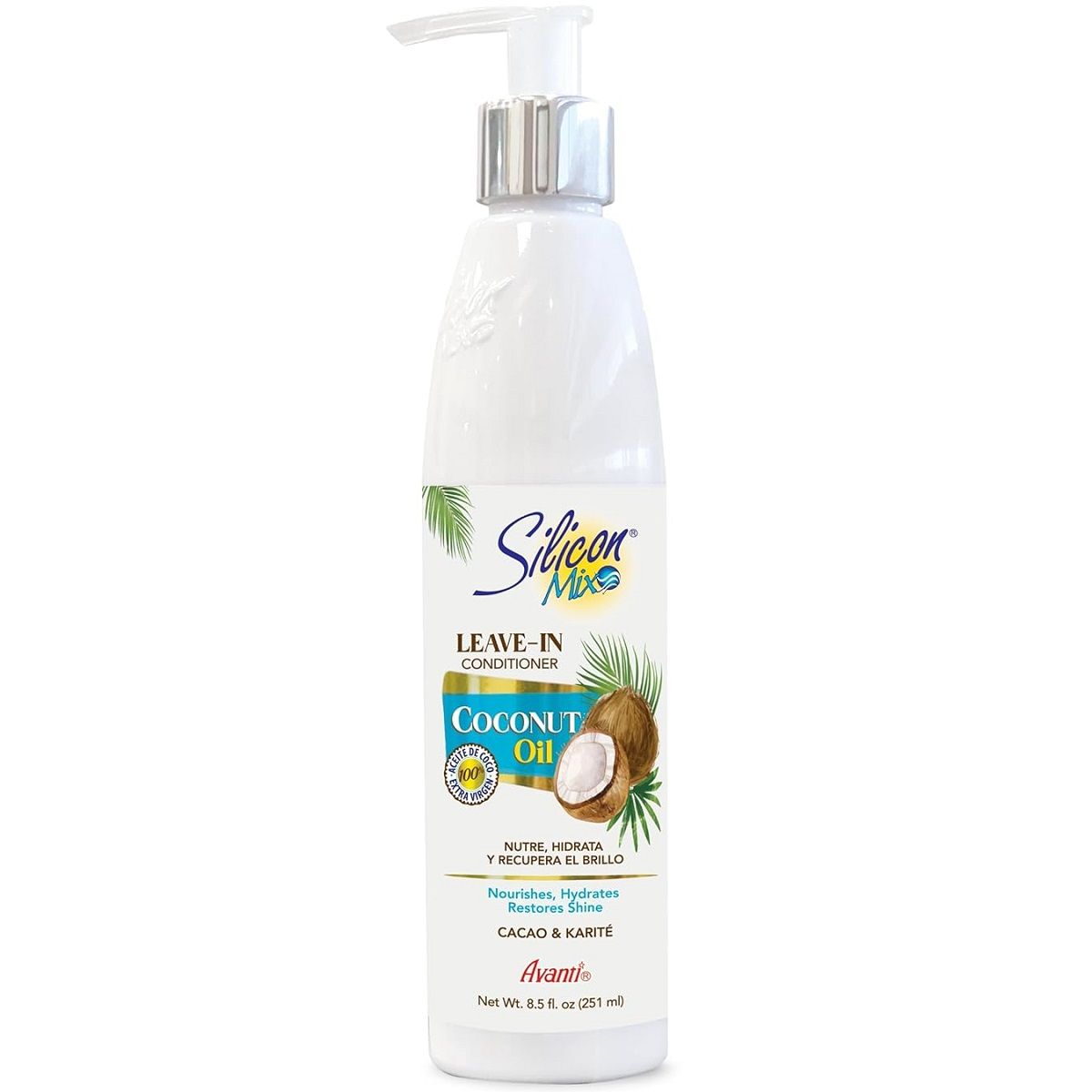 Avanti Silicon Mix Coconut Oil Leave-in Conditioner 8oz | Shop at CC Hair & Beauty UK