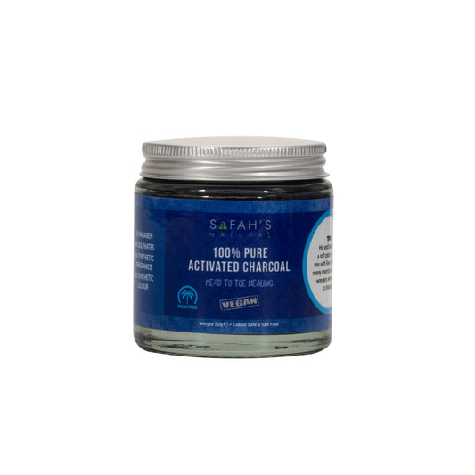 Safahs Natural Activated Charcoal - 30G | Shop at CC Hair & Beauty UK