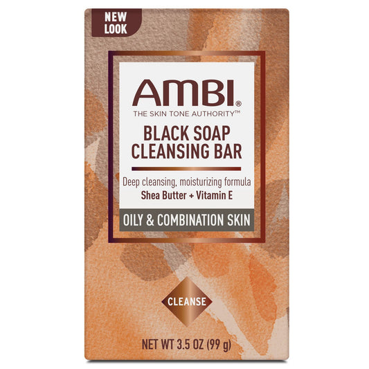 AMBI Skincare Black Soap with Shea Butter plus Vitamin E 3.5 oz. | Shop at CC Hair & Beauty UK