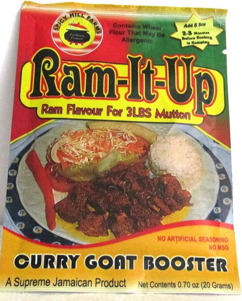 Spicy Hill Farms Ram it Up Curry Goat Booster 20g