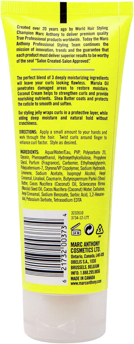 Marc Anthony Strictly Curls 3x Moisture Styling Jelly, Basic, 3.4OZ - product detail | CC Hair & Beauty