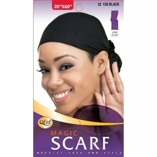 Qfitt Magic Scarf #130 Black | Shop at CC Hair & Beauty UK