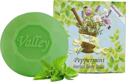 Peppermint Soap Bar with Peppermint Essential Oil (100g ) | Shop at CC Hair & Beauty UK
