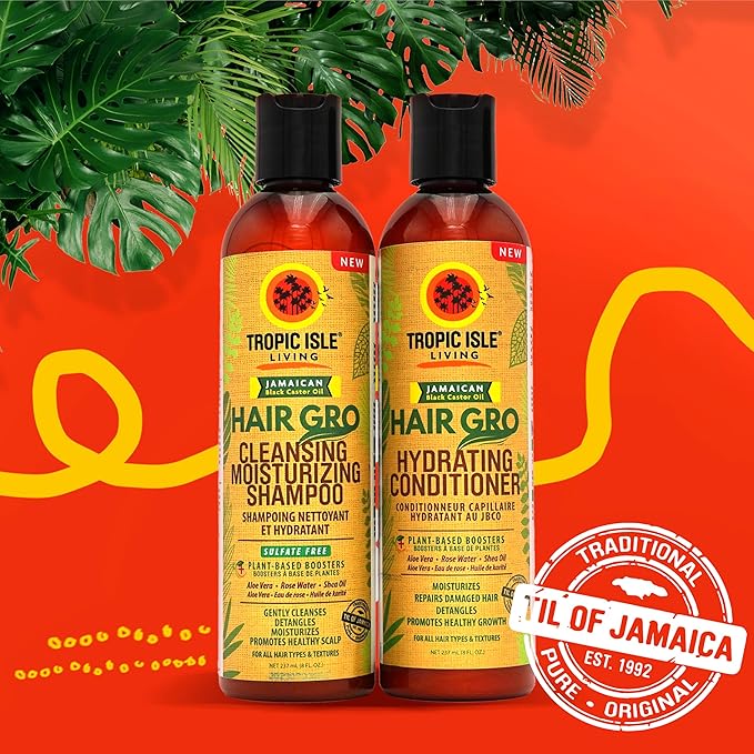 Tropical Isle Hair Gro Cleansing Moisturizing Shampoo 237ml | CC Hair & Beauty UK