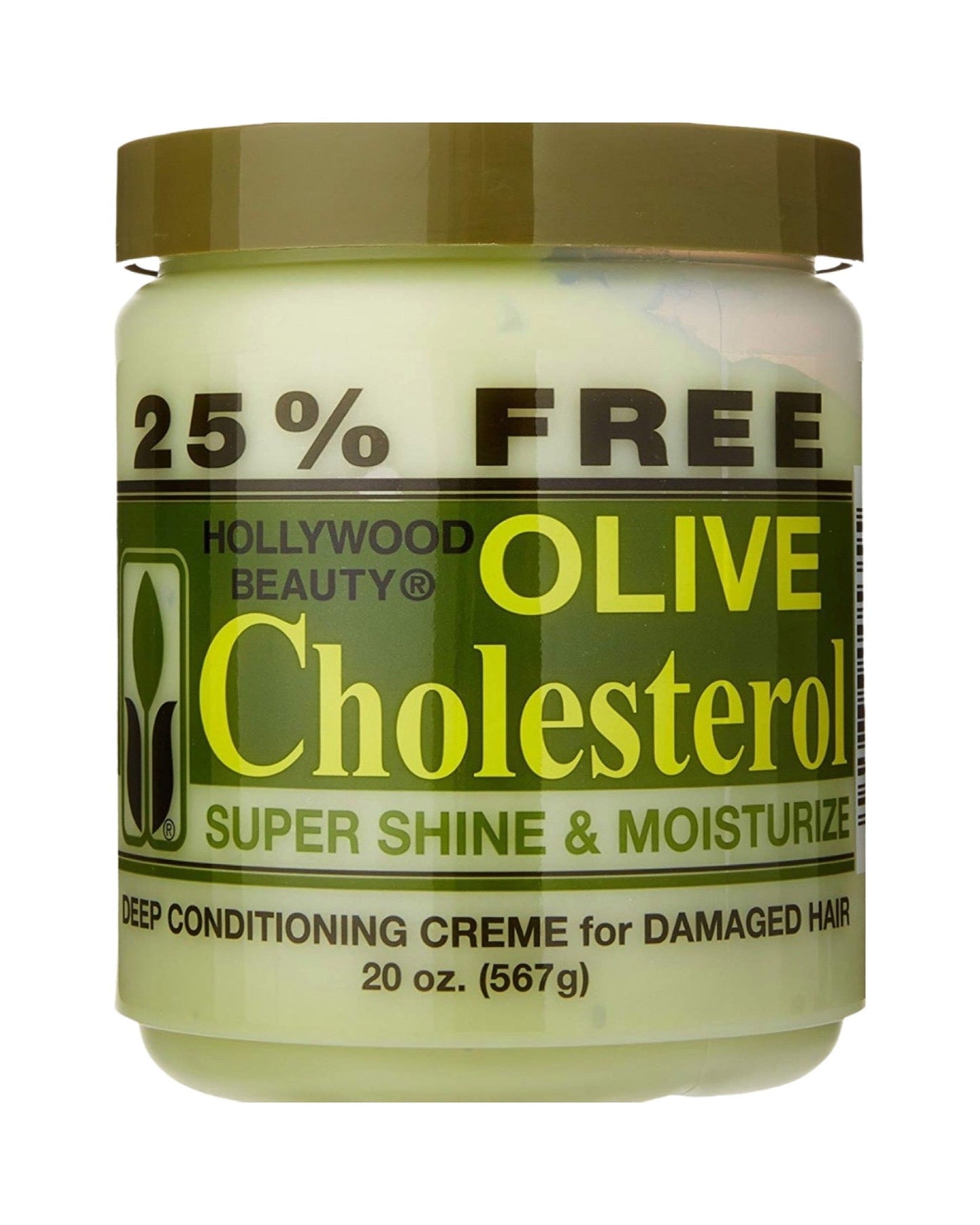 Hollywood Beauty Olive Cholesterol Deep Conditioning Creme - 20 Oz | Shop at CC Hair & Beauty UK