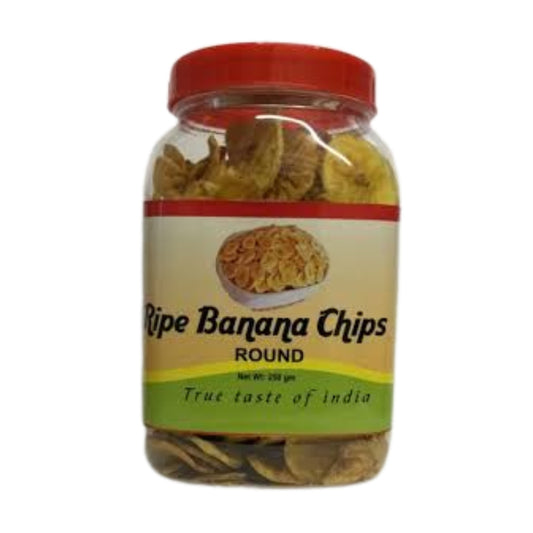 Green Valley Ripe Banana Chips Round 250g