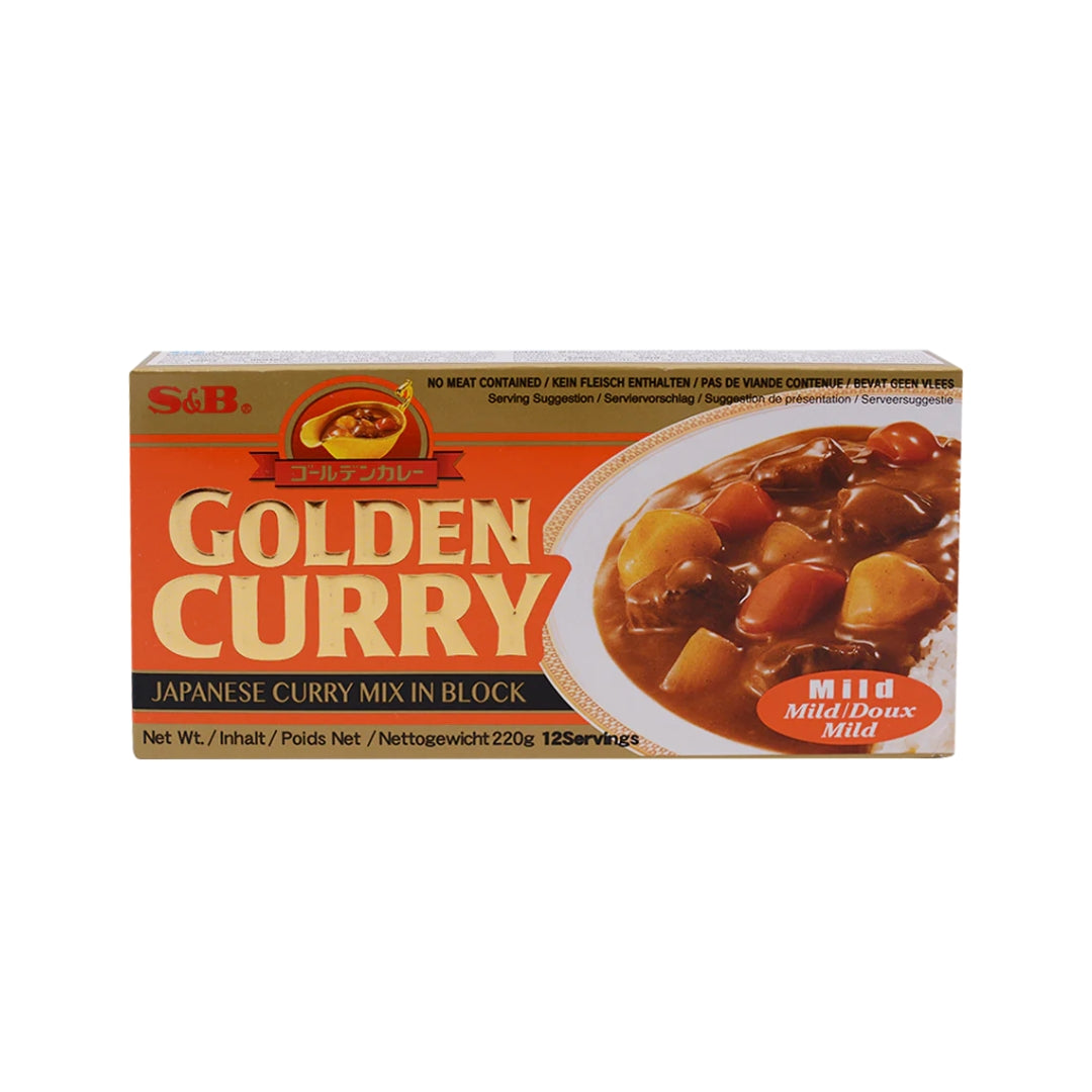 S&B Golden Curry-Japanese Curry Mix In Blocks (Mild) 220g