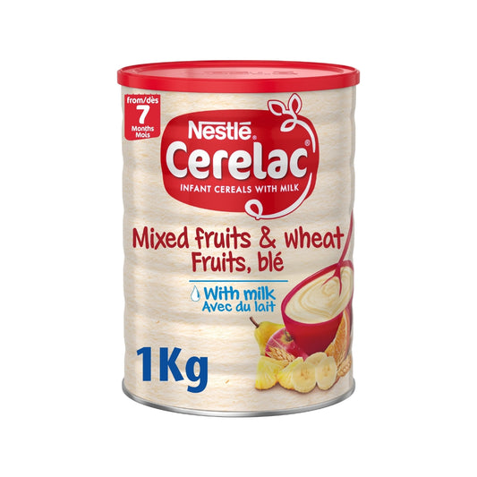 Nestle Cerelac - Infant Cearals with Milk (Mixed Fruit & Wheat) From 7 month -1Kg