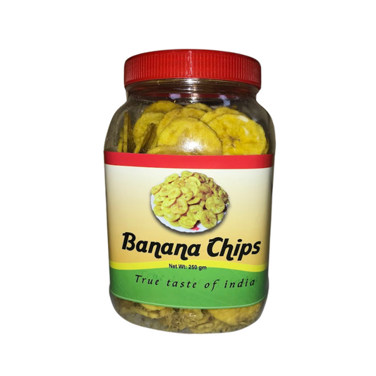 Green Valley Banana Chips Round Jar 250g