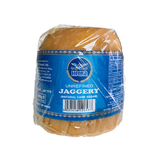 Heera Unrefined Jaggery (Natural Cane Sugar) 450g