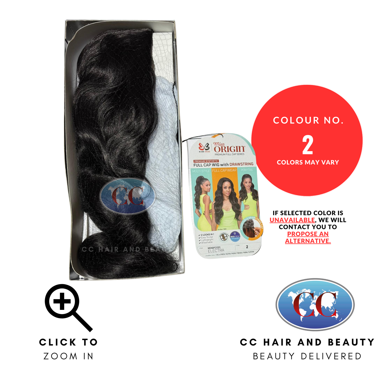 Bobbi Boss Full Cap Wig Miss Origin MOGFC021 Electra-Colour 2